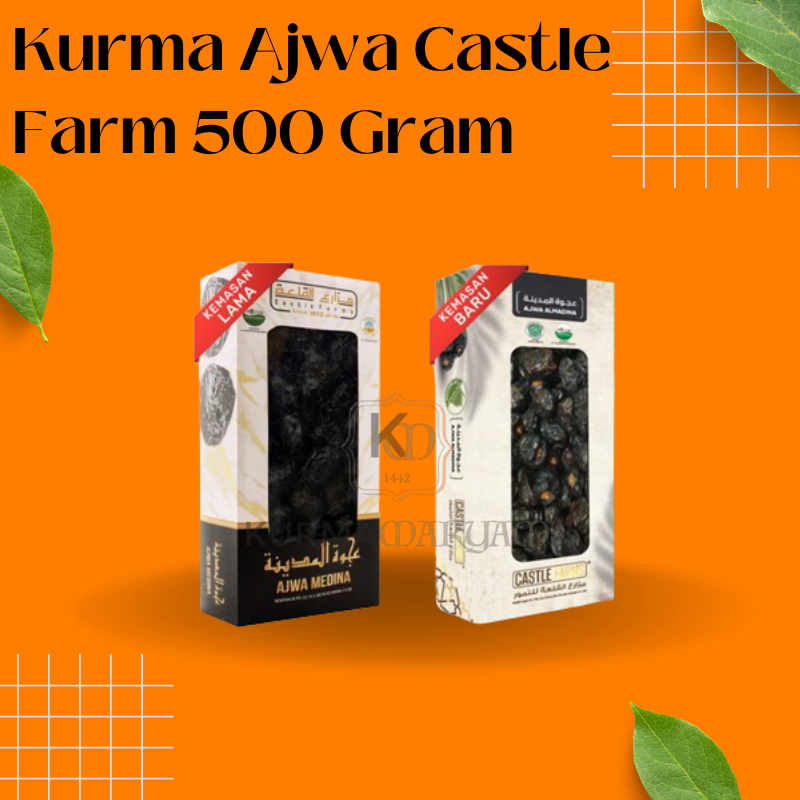 

[ KM ] Kurma Ajwa Castle Farm 500 Gram / Kurma Ajwa Premium Ajwa Organik / Kurma Ajwa Medina / Kurma Ajwa Premium / Kurma Maryam
