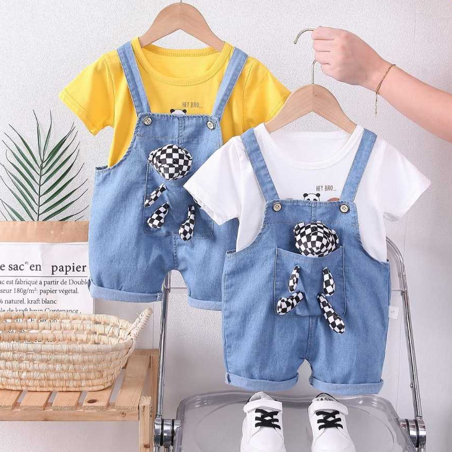(Diskon) OV - 1697 ANZELLA Overall Anak Cewe / Grosir Baju Anak Termurah / Fashion AnakCewek Ala Kor