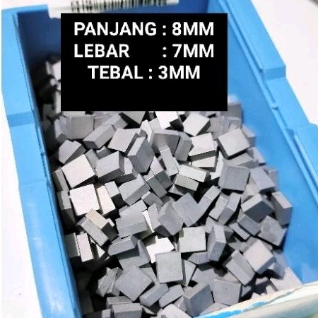Widia Tunsgten YG6 A108 . Widia Carbide 8 x 7 x 3 mm pengganti mata bor sumur