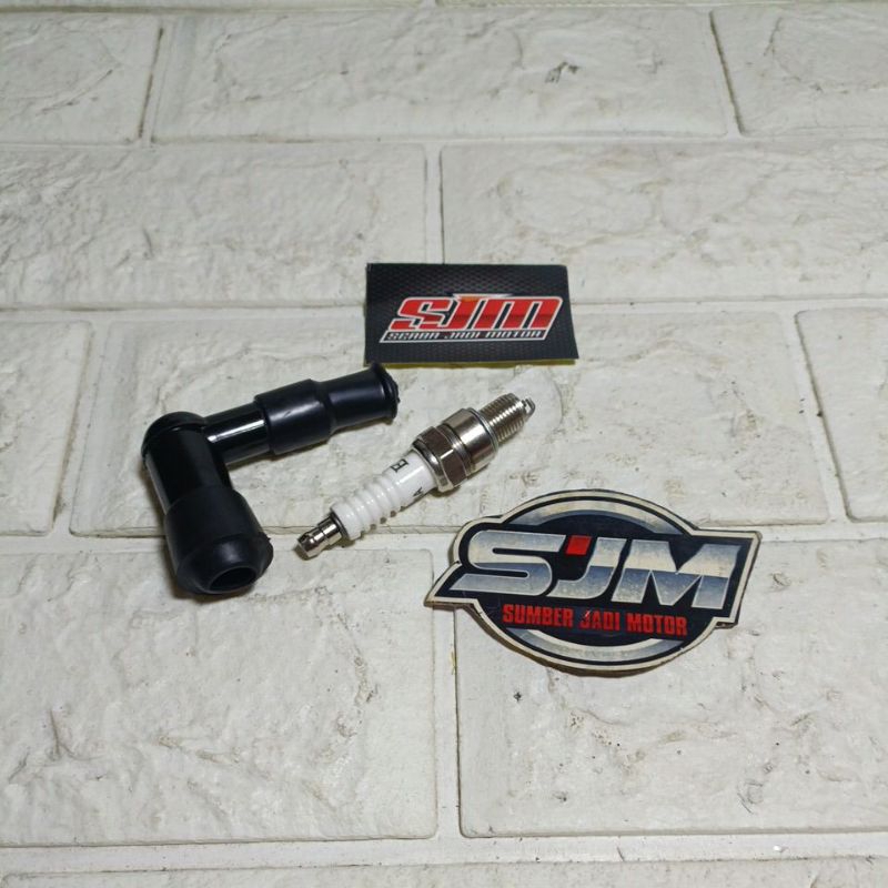 busi dan cop tutup busi honda grand supra prima star asdap c70 c700 Set