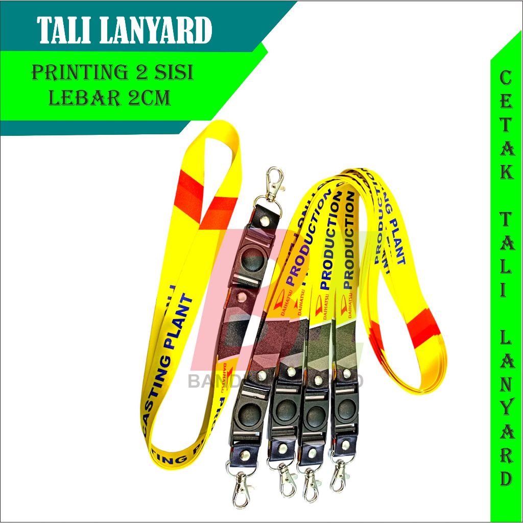 

Tali lanyard id card custom printing 2 cm 2 sisi/cetak lanyard printing 2 cm 2 sisi desain bebas