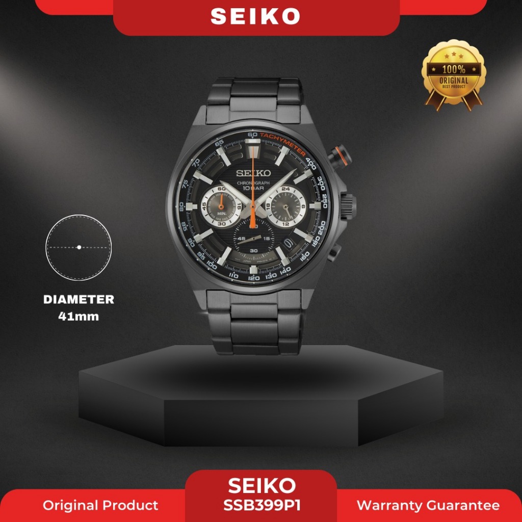 SEIKO SSB399P1 PRIA ORIGINAL JAM TANGAN COWOK ARLOJI COWOK FASHION