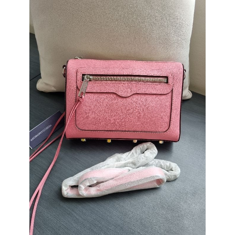 Tas Rebecca Minkoff Original Leather Bag Baby Pink Selempang