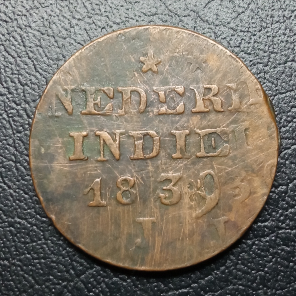 Koin Kuno Zaman Belanda 2 Cent 1939 J ERROR Asli dan Langka