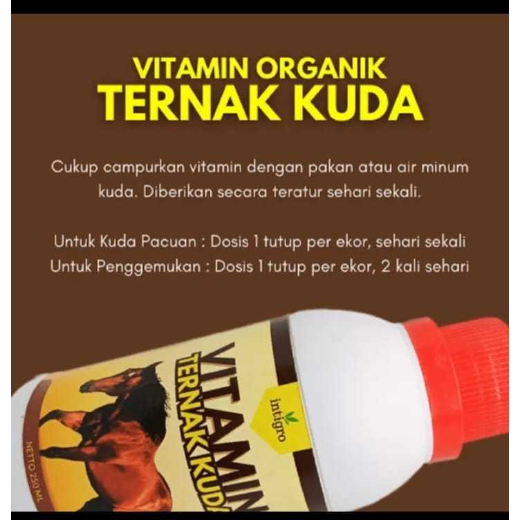 obat vitamin kuda 250 ml/ vitamin pacu kuda/  vitamin kuda pertumbuhan