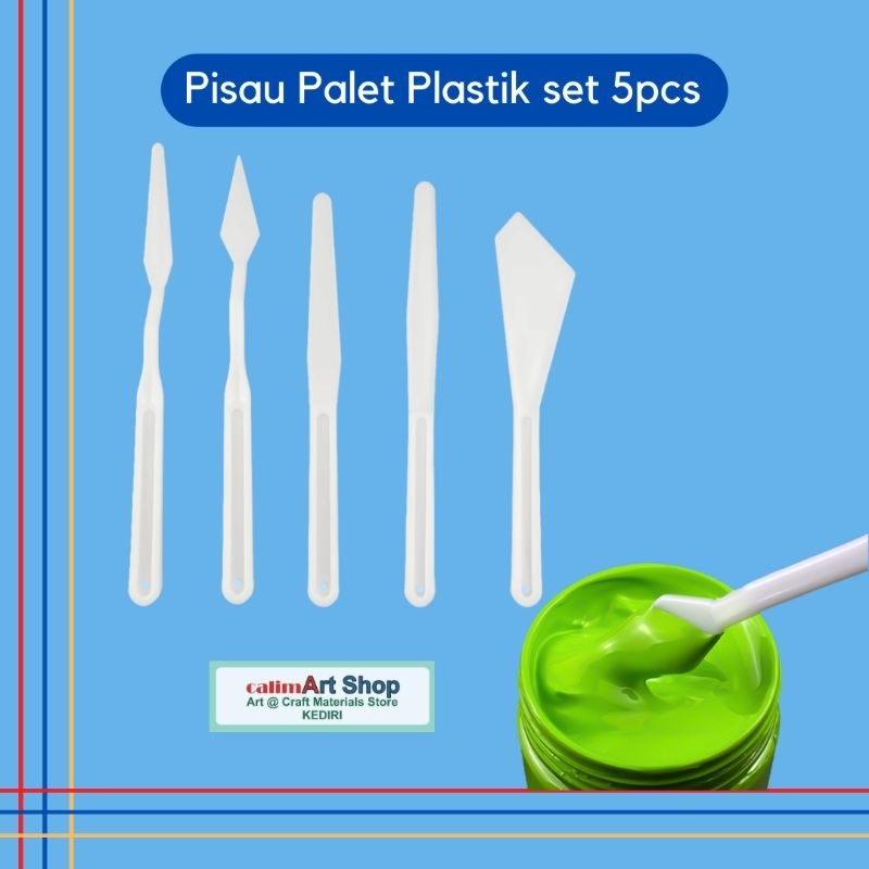 

Pisau Lukis Plastik - Painting Knife - Pisau Palet
