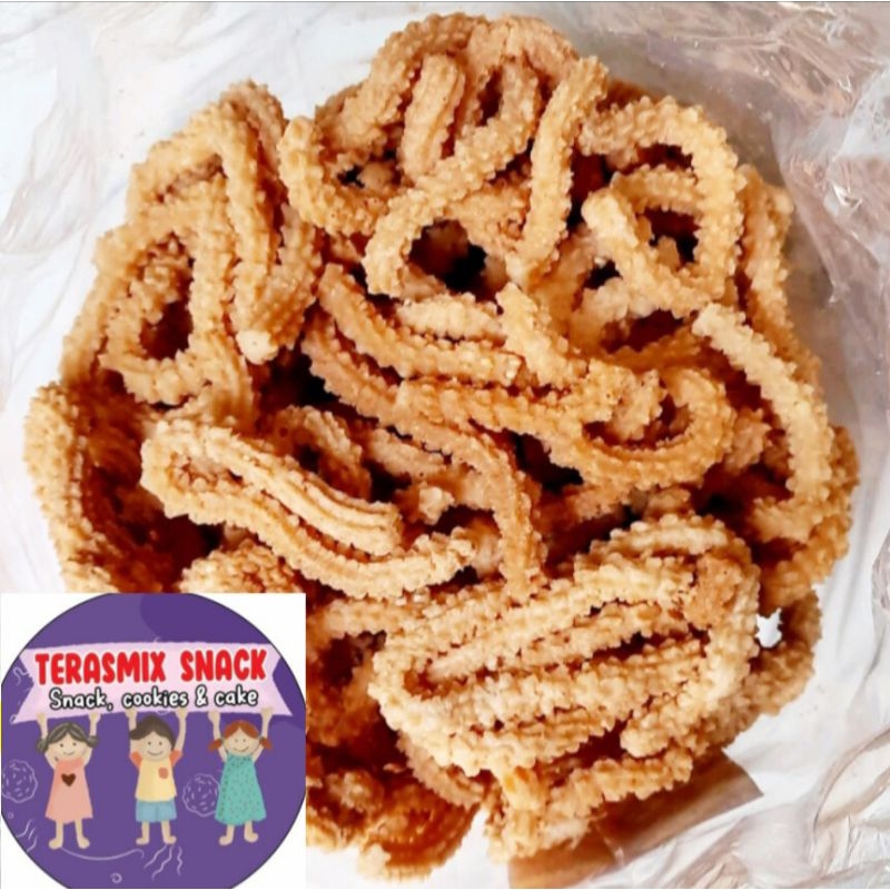 

Kue akar kelapa cemilan khas Betawi 250 gr - Terasmix Snack