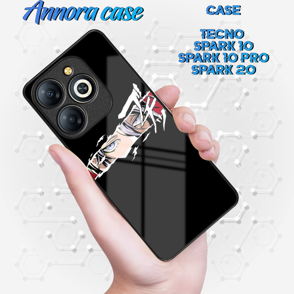 Case hp Softcase pelindung hp motif Anime untuk HP tecno spark 20/10pro/10 Casing hp Kesing hp Softc