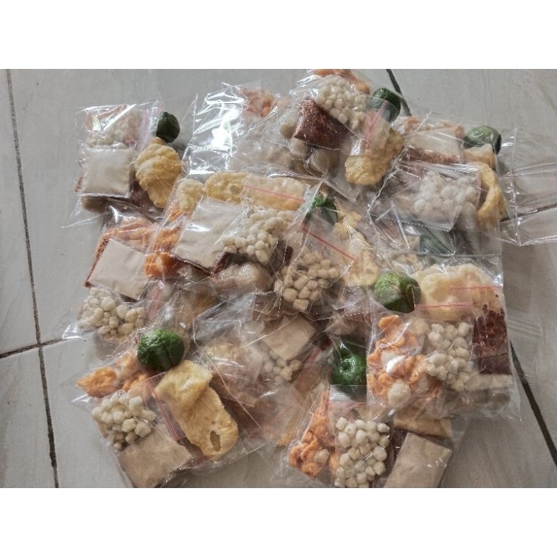 

baso Aci jando/tetelan ,paket usaha 65.000 isi 12 bungkus