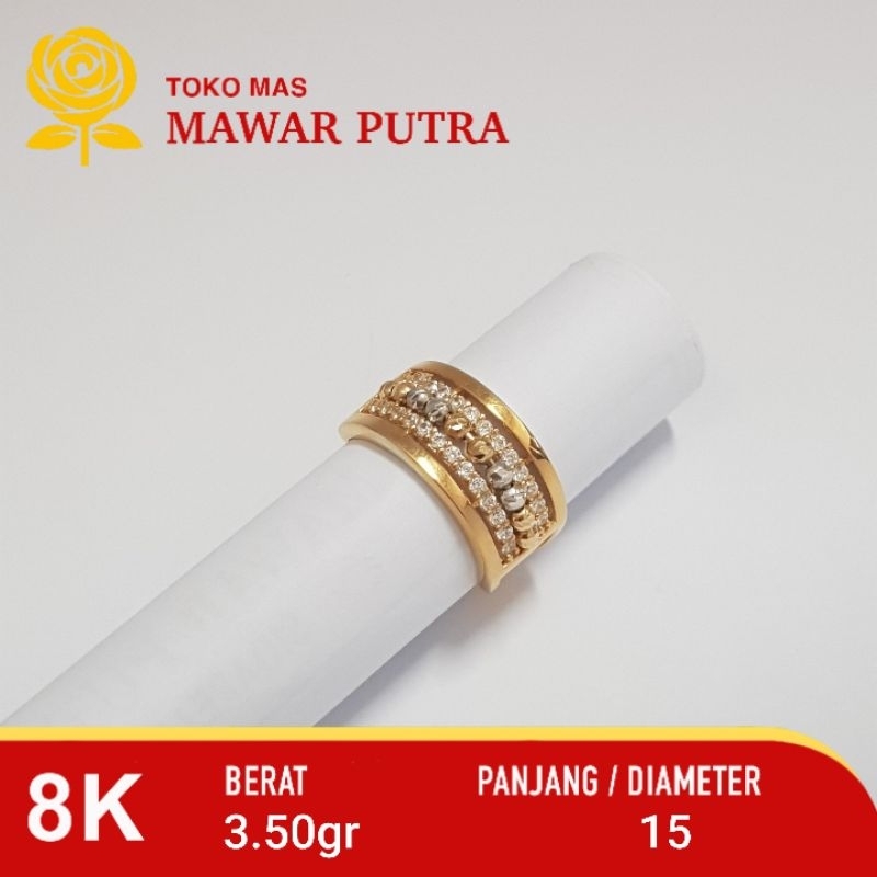 Cincin emas Casanova 3 UBS 8K 375