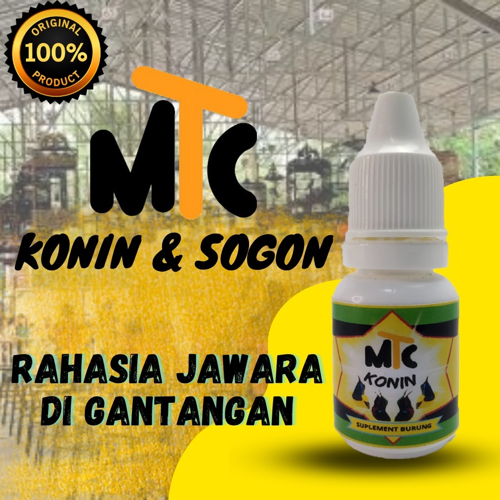 MTC Konin Penggacor Burung Sogon / Doping Burung pleci sogon konin instant | cepat gacor buka paruh.