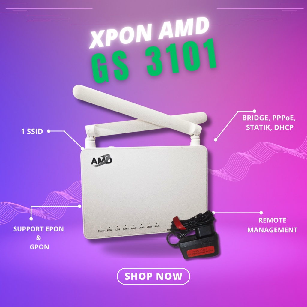 XPON AMD GS3101 EPON GPON INCLUDE ADAPTOR