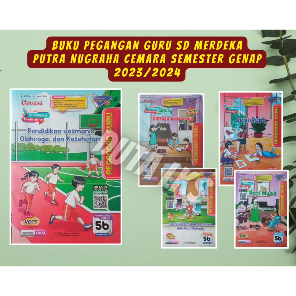 Buku Pegangan Guru (PG) Cemara Putra Nugraha SD/MI Kelas 5 - Kurikulum Merdeka Semester Genap 2023/2