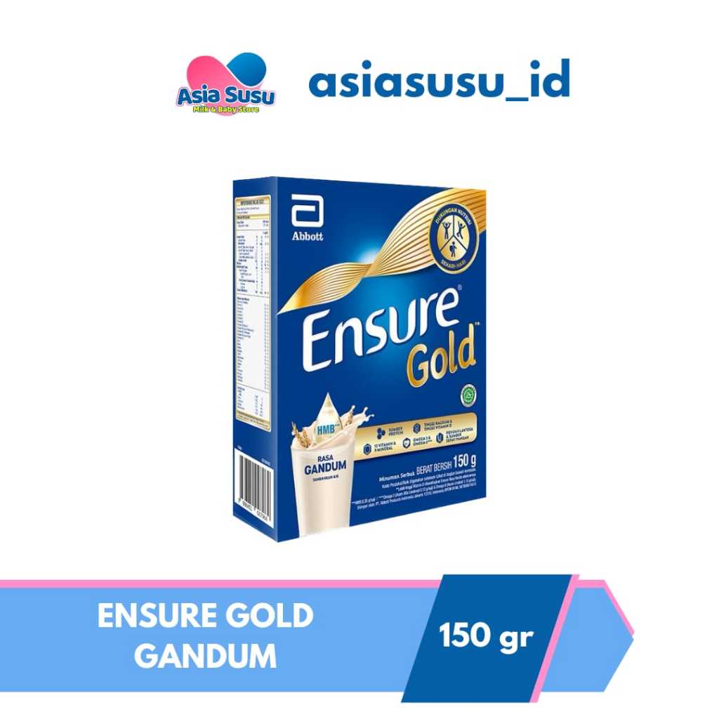 

ENSURE GOLD SUSU DEWASA 150GR VANILA GANDUM