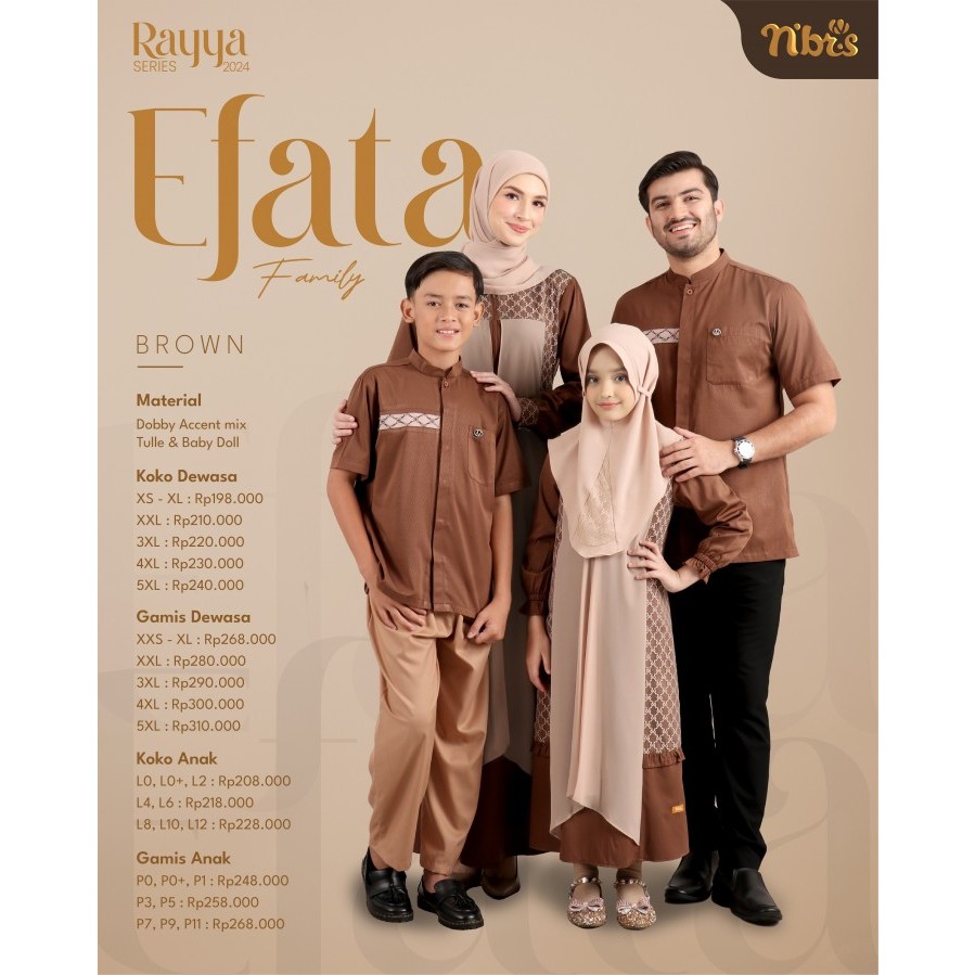 SARIMBIT NIBRA'S TERBARU 2024 / EFATA / BAJU COUPLE KELUARGA MURAH KEKINIAN / SARIMBIT NIBRA'S / TER