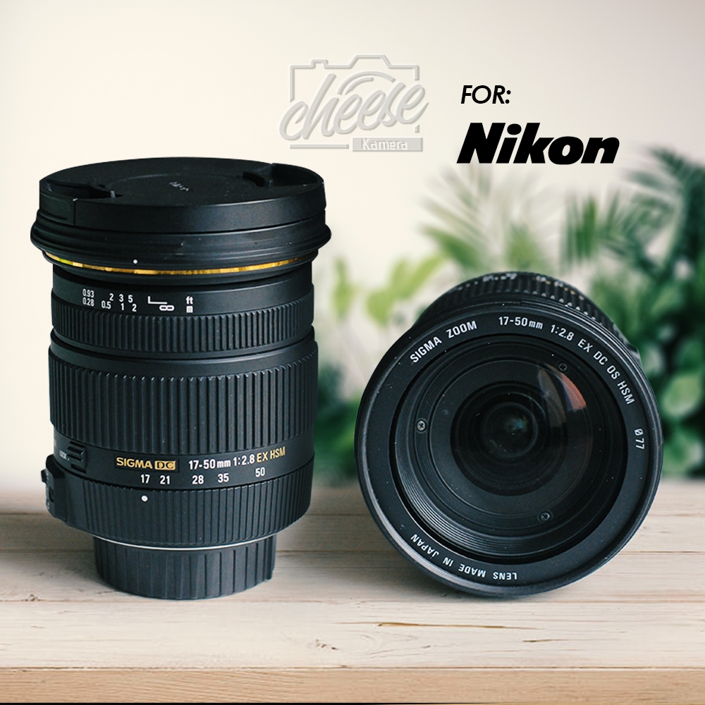 LENSA SIGMA 17-50MM F2.8 EX HSM WIDE FOR NIKON MULUS GOOD CONDITION