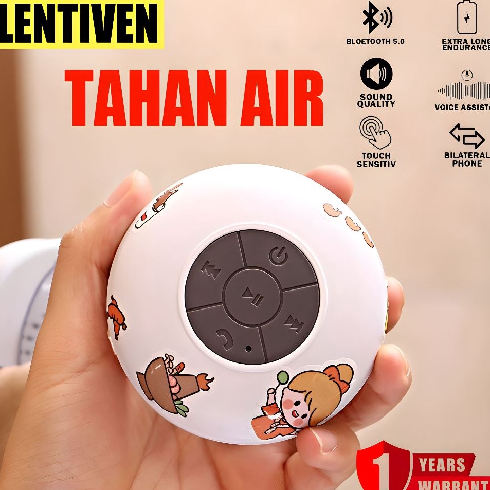 Ssm LENTIVEN Speaker Bluetooth Mini Wireless With Led Colorful light TAHAN AIR X11 q Produk Premium 