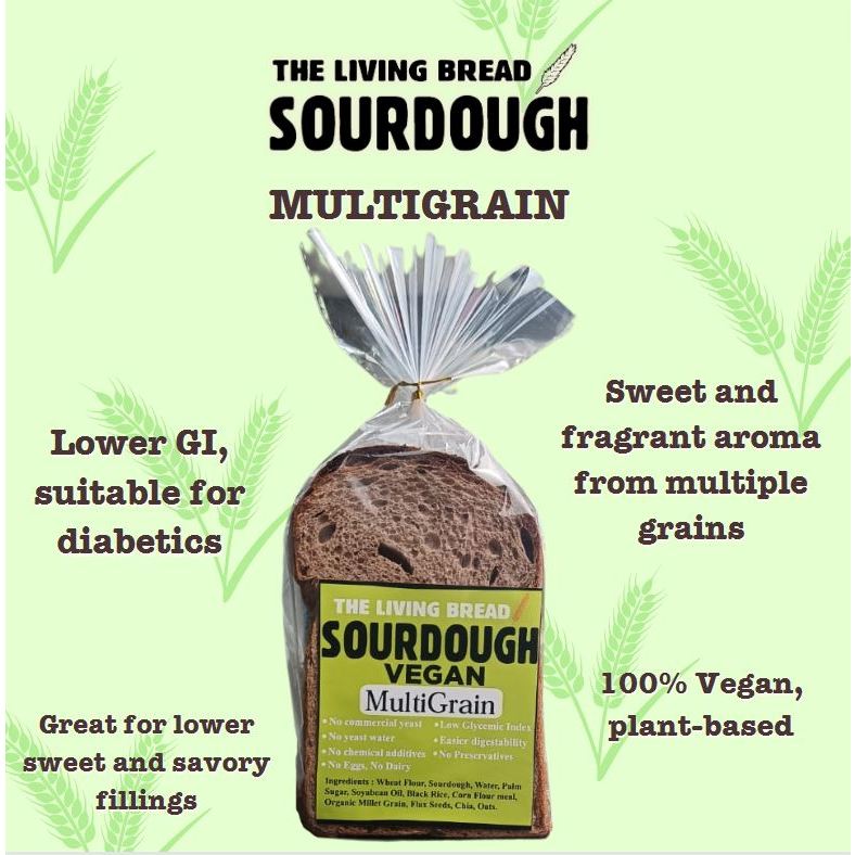 

The Living Bread Sourdough Whole Wheat Roti Sehat Gandum Aman Bagi Penderita Diabetes Maag