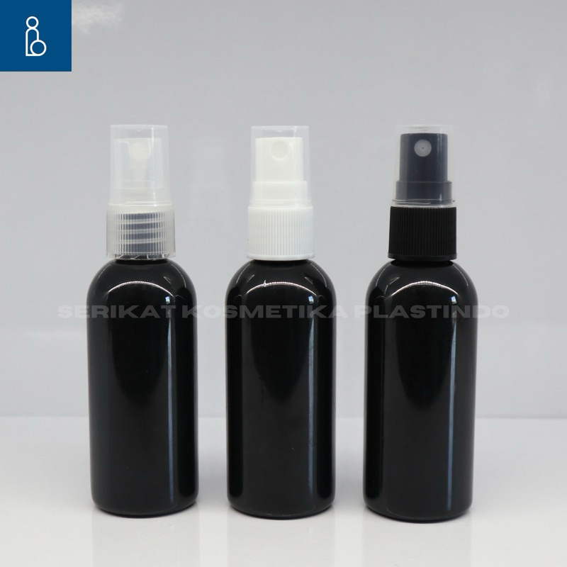 BOTOL SPRAY 60ML HITAM / BOTOL BR 60 ML SPRAY HITAM
