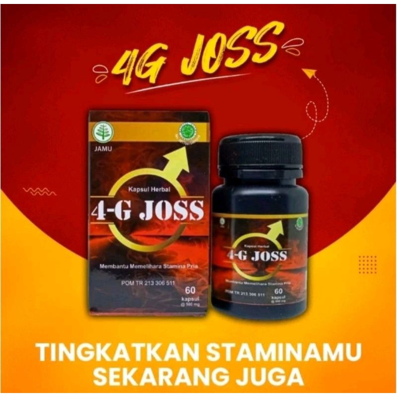 4 G Joss Asli 100% Original Herbal Pria Berkualitas Bpom