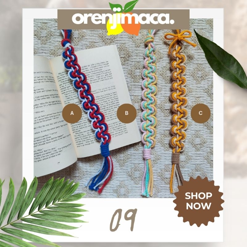 

Bookmark Macrame Pembatas Buku