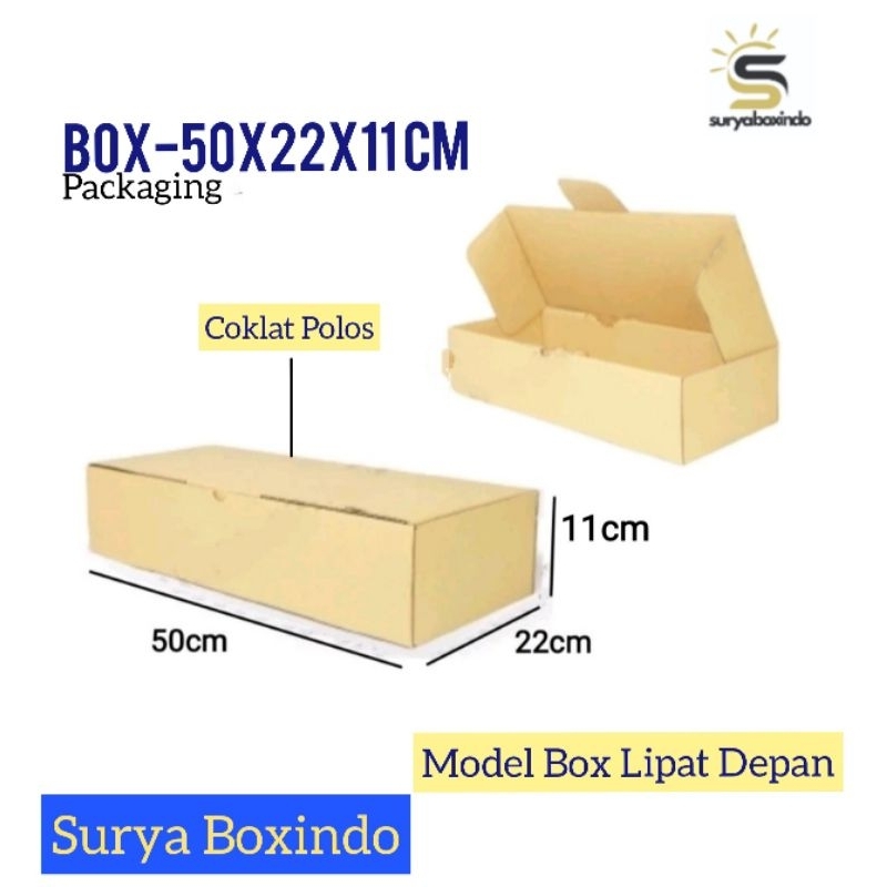 

Box 50x22x11 cm{ BAMBU}/Hampers/kardus/paking/Tinggi 10 /Tinggi11/Kartonbox