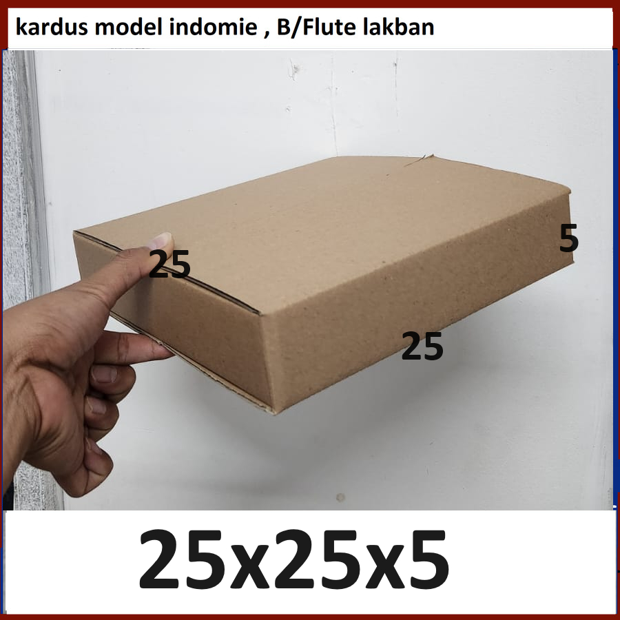 

Kardus 25x25x5 cm IND
