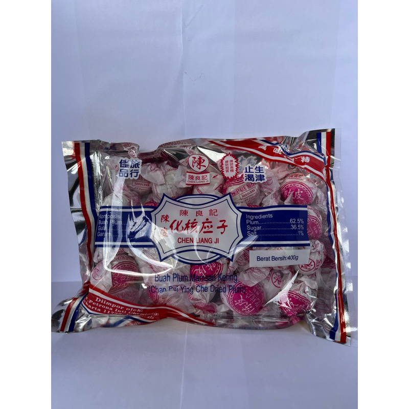 

Manisan Plum Chen Pi Eng Ci Merek Chen Liang Ji 400gr