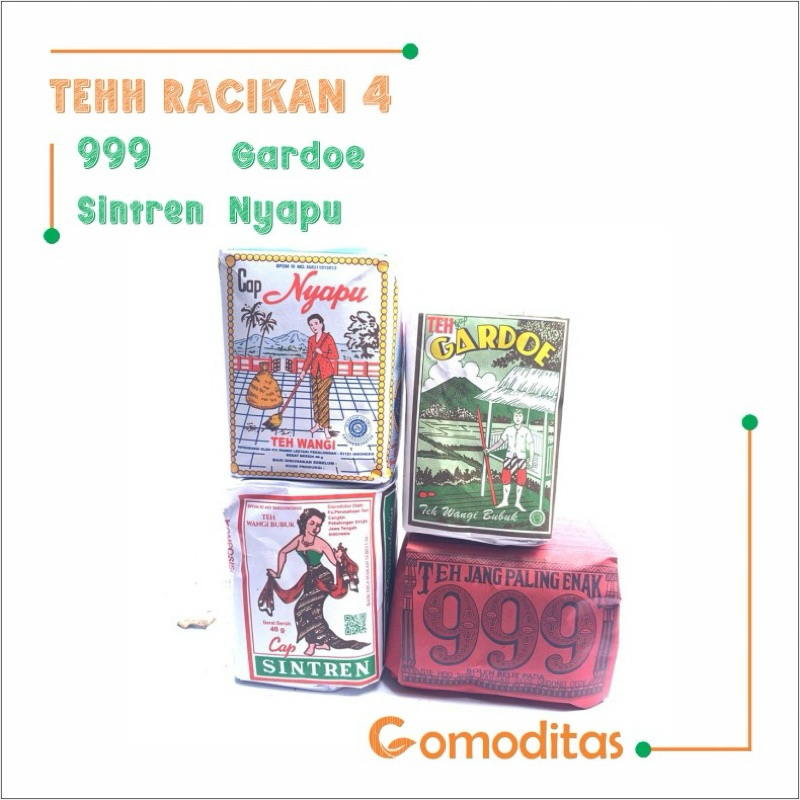 

Paket teh solo 4 macam teh tubruk racikan angkringan
