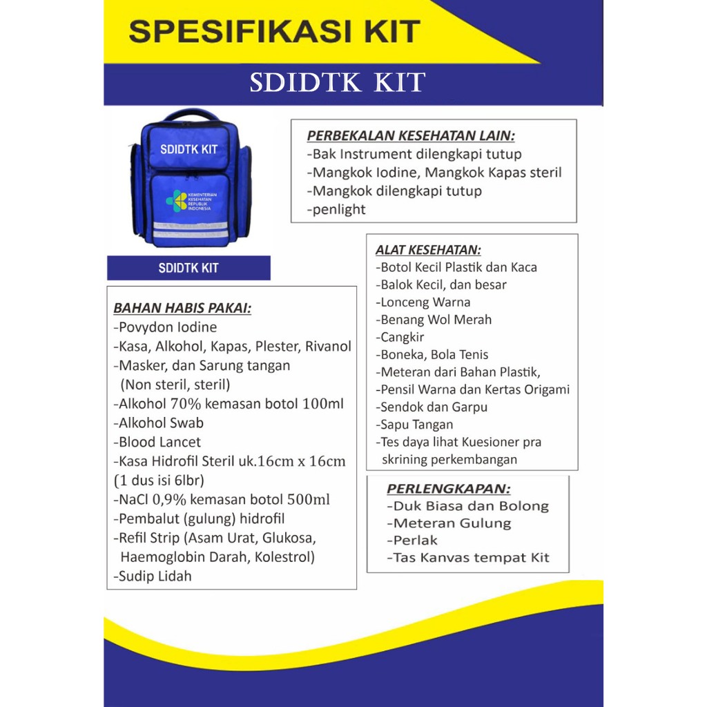 APE KIT SDIDTK PAKET LENGKAP