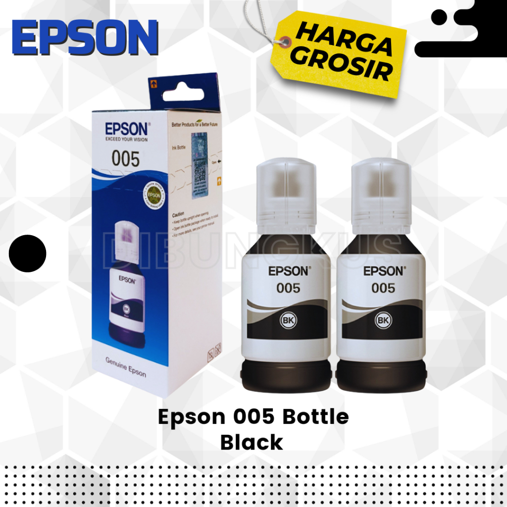 

Tinta Epson Refill 005 Hitam Black Ink Original 100%