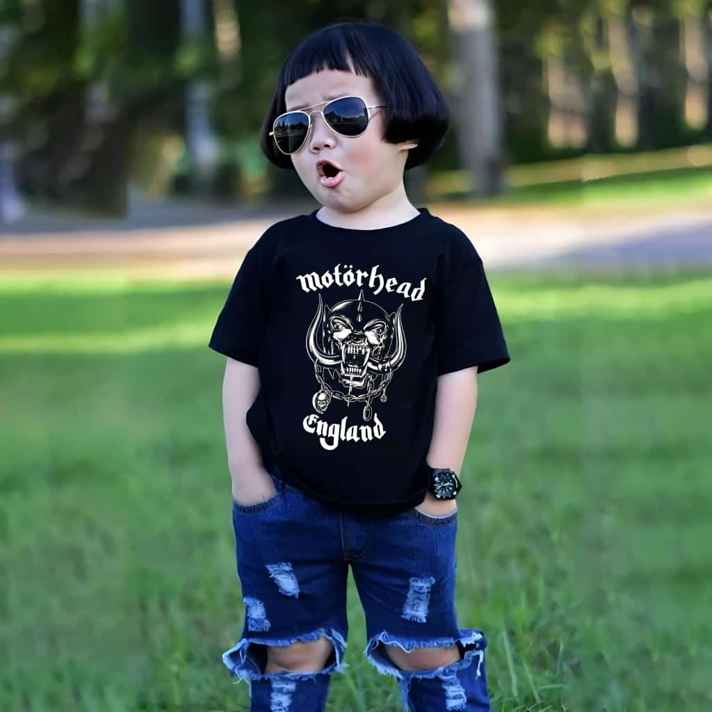 KAOS BAND ANAK MOTORHEAD JAJAN ANAK | JAJAN METAL | JAJAN ROCK | KAOS MUSIC |