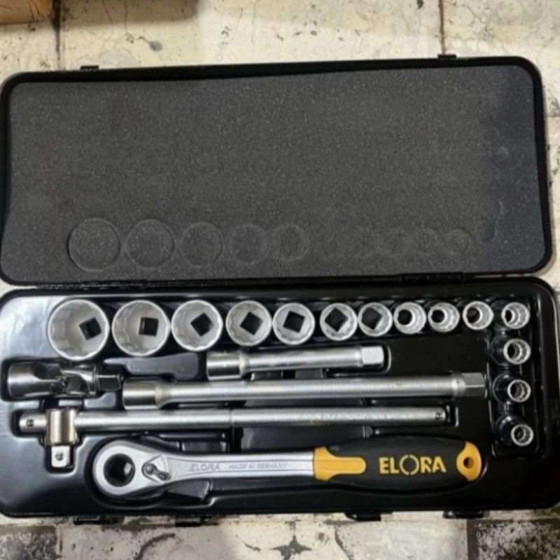 Kunci shock set ELORA 10 - 32 Mm 1/2" 770 LINDMU