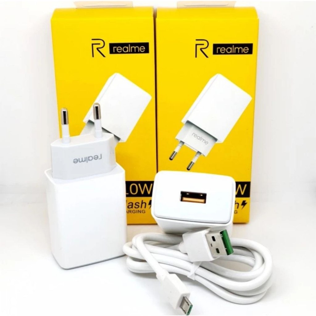 Charger Casan Realme 5 / Realme 5i / Realme 5s Kabel Data Carger Micro Usb Fast Charging 10W