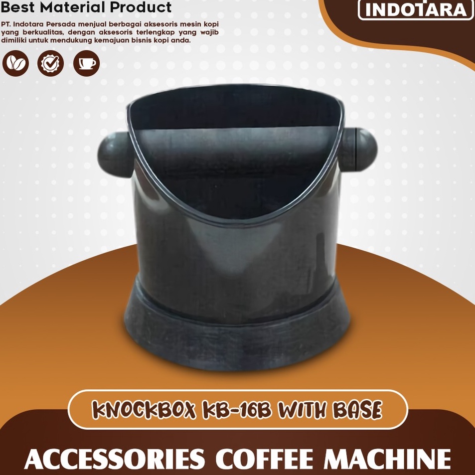 Produk Tempat Ampas Kopi  Coffee Knock Box Mini With Base  KB16B v Promo