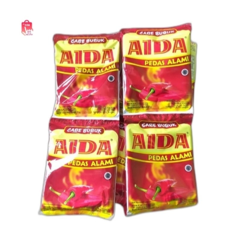 

AIDA Bubuk Cabe Pedas Alami Sachet 25 g (1 renceng/10 sachet)