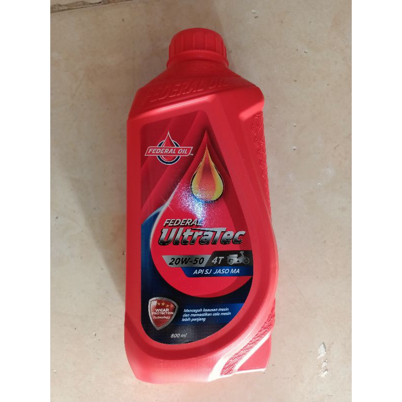 oli oil ultratec 0.8 ltr buat motor bebek supra 125 suprax 100 supra fit olie ultratex original fede