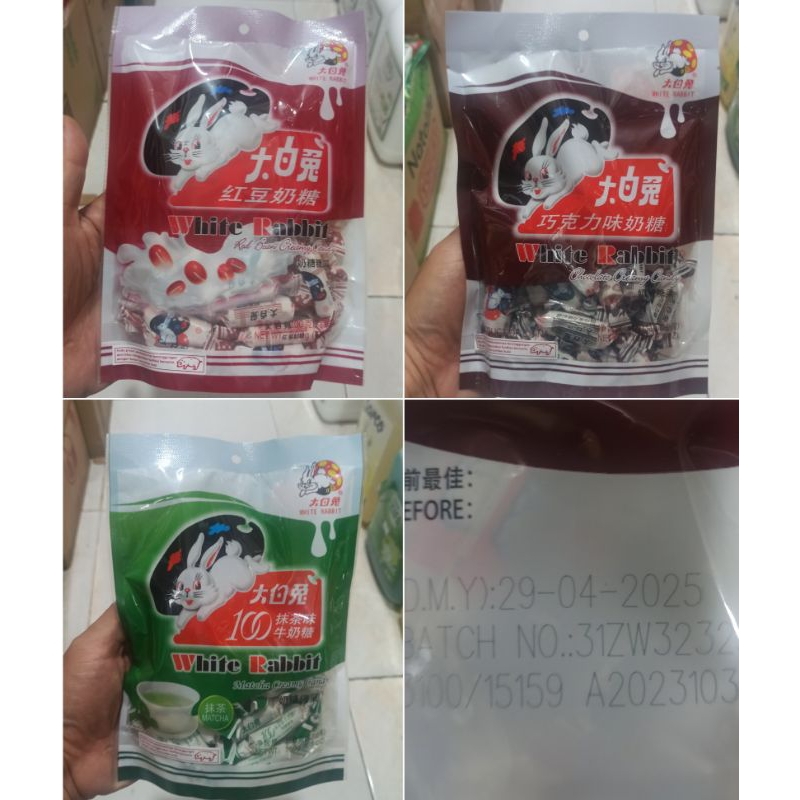 

White Rabbit Permen Susu Aneka Rasa Baru 150g / Permen White Rabbit Creamy Milk Candy All Var 150g