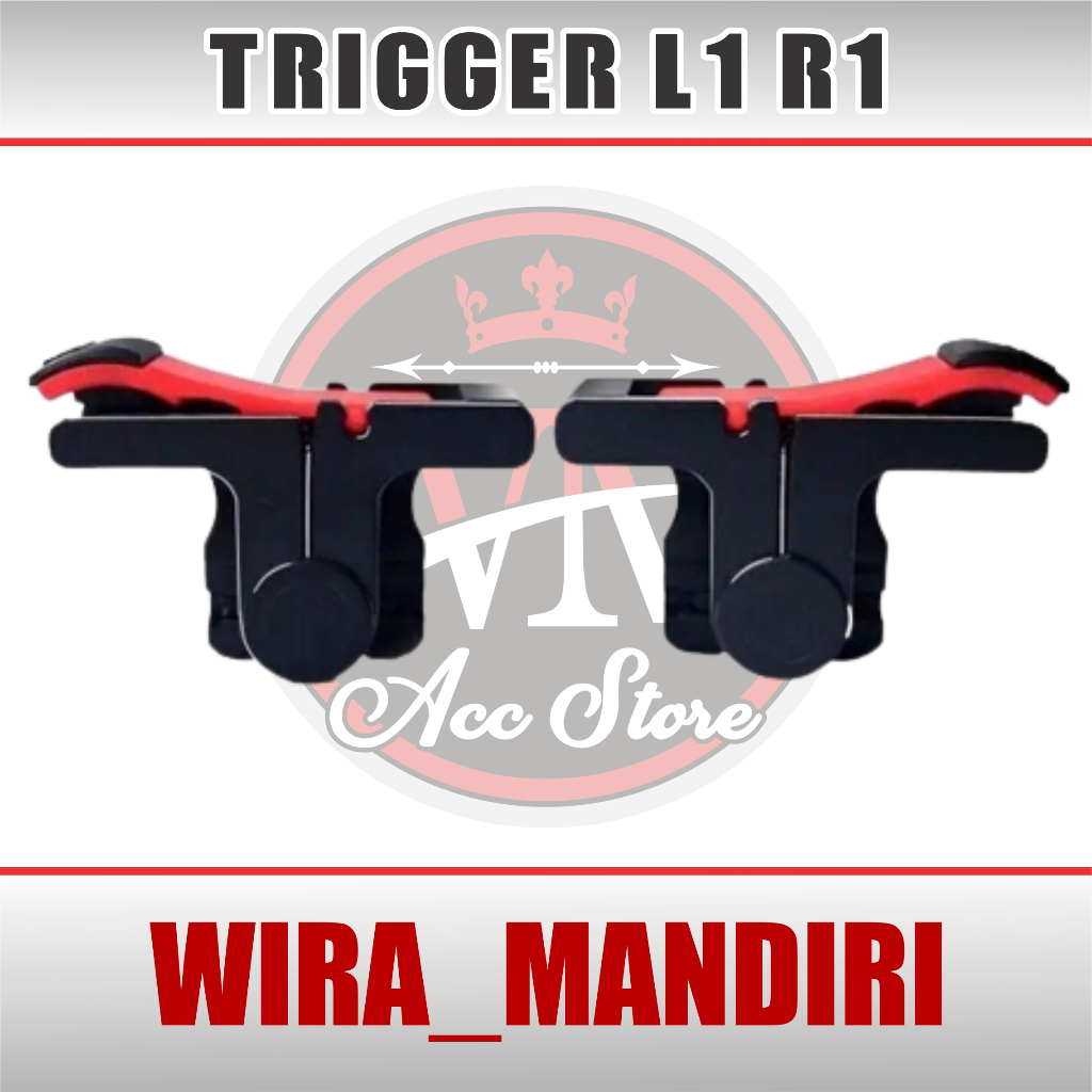 Trigger D9 - Joystick L1 R1 Mobile Gaming Shooter PUBG CODM FF