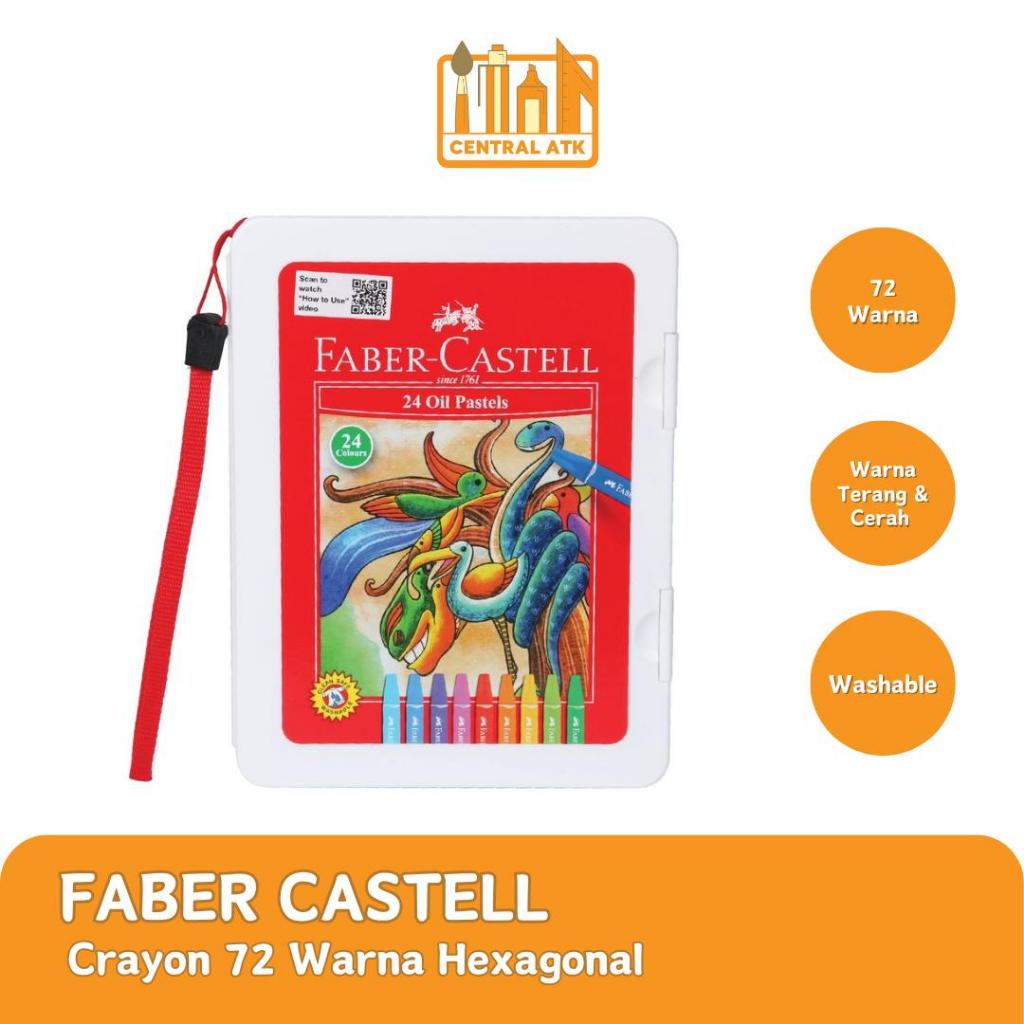 

CRAYON OIL PASTEL FABER CASTELL 72 W HEXAGONAL