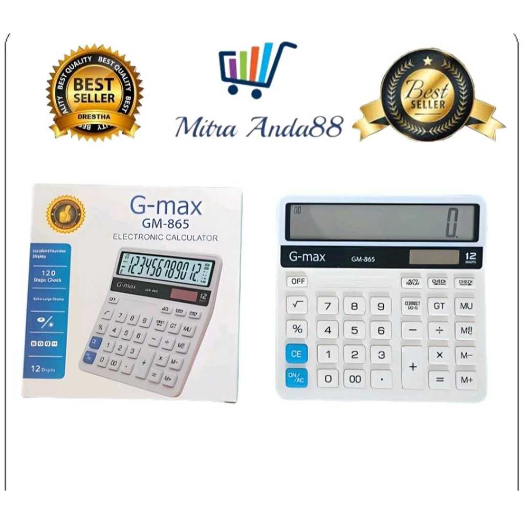 

KALKULATOR MEJA / KALKULATOR G - MAX GM - 865