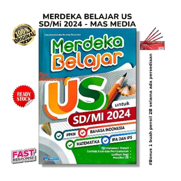 Mas Media - Buku Merdeka Belajar US SD/Mi 2024