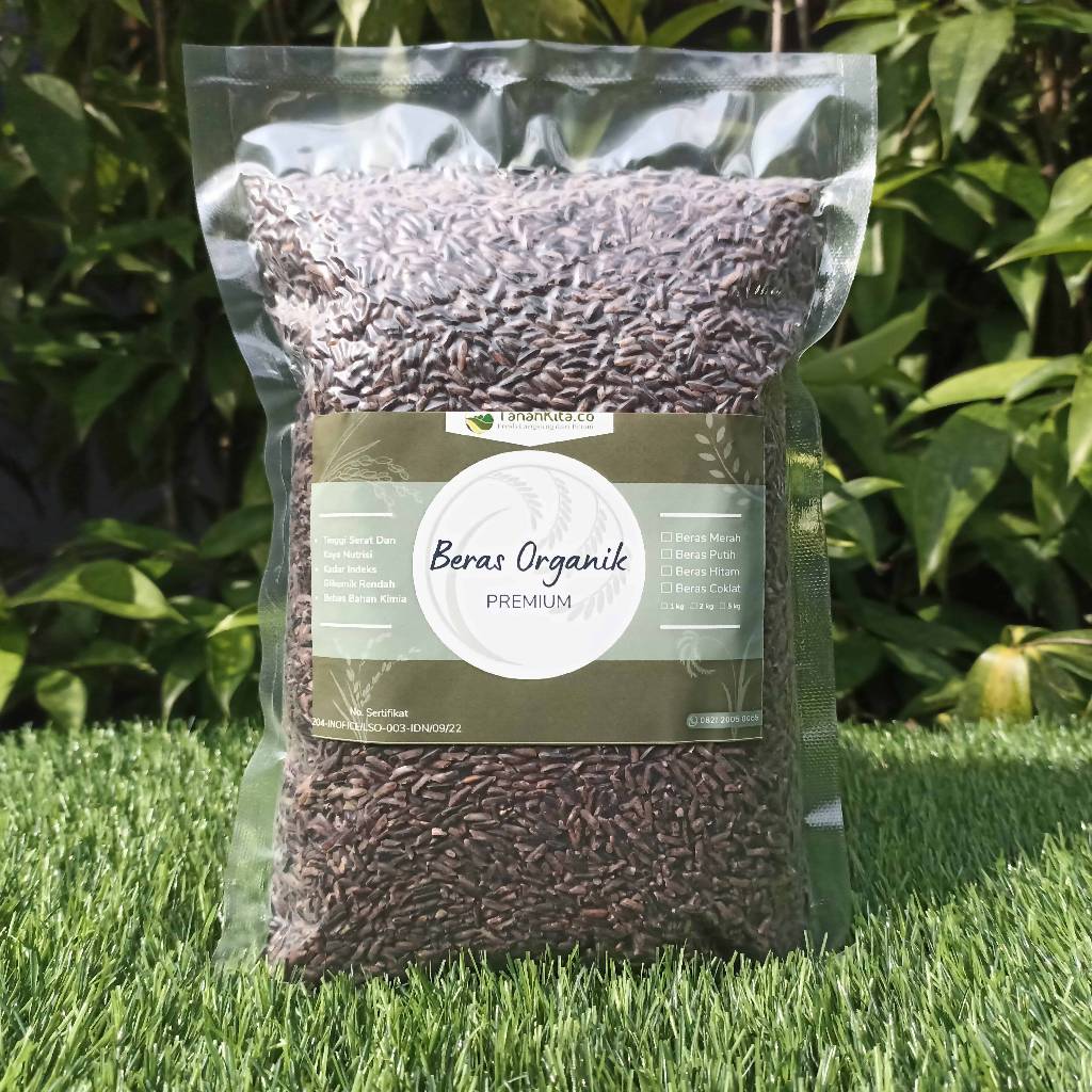 

Beras Hitam Organik Tinggi Serat Fresh langsung dari Petani | 1 kg vacuum