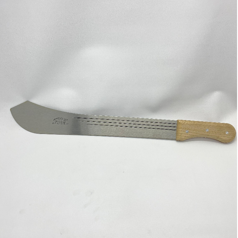 Pisau Serbaguna/Parang buaya /Pisau Panjang gagang Kayu Random 18" berkualitas