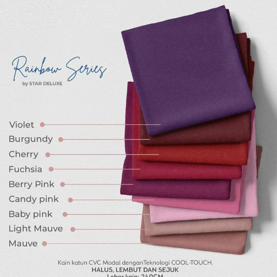 Katun Lokal /Kain CVC/Kain Sprei Meteran Polos / STAR BEVERLY CATRA NIKITA SG ESRA