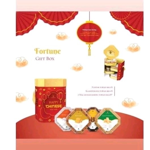 Holland Bakery - Fortune Gift Box Hampers Chineese New Year / Imlek