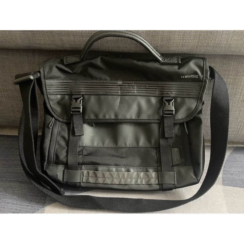 K-SWISS Tas Laptop Nylon in Black - PL Good Condition