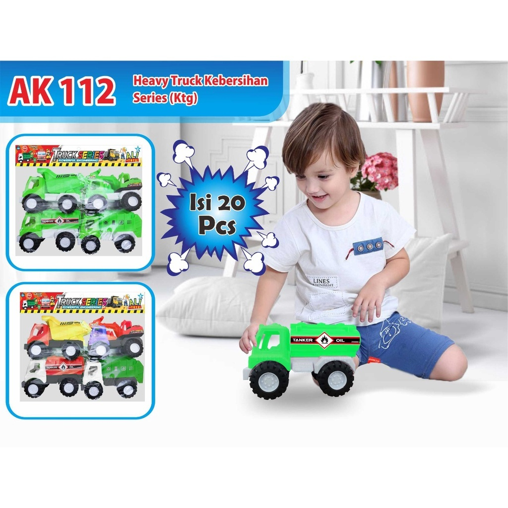 MAINAN HEAVY TRUCK KEBERSIHAN SERIES/MAINAN TRUCK SAMPAH AK.112