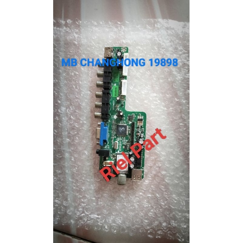 MB MAINBOARD MOBO MODULE MOTHERBOARD MESIN TV LED CHANGHONG 19868