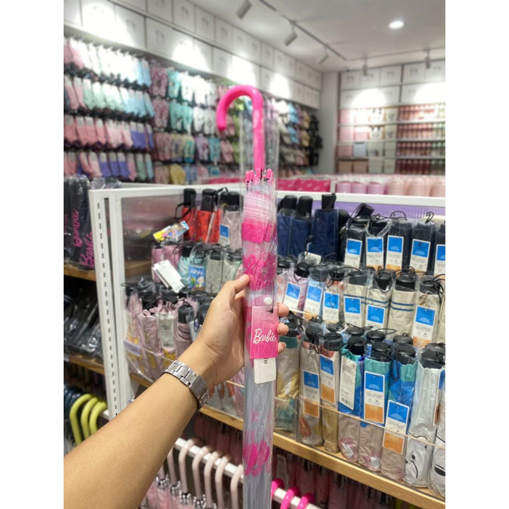 BARBIE X MINISO PAYUNG TRANSPARAN